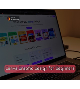 Canva Graphic Design for Beginners – Design Like a Pro John Academy Code Key GLOBAL